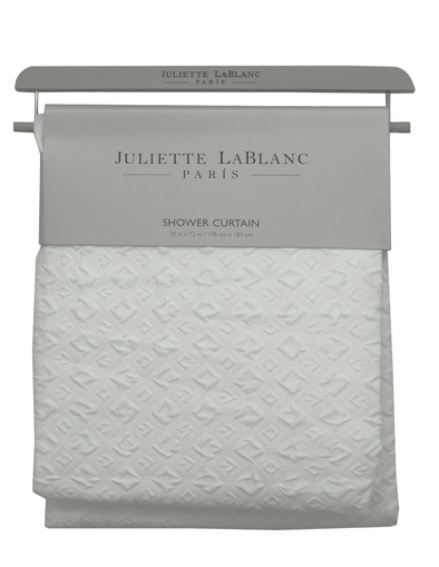 Juliette Lablanc Paris Shower Curtain 70X72 White