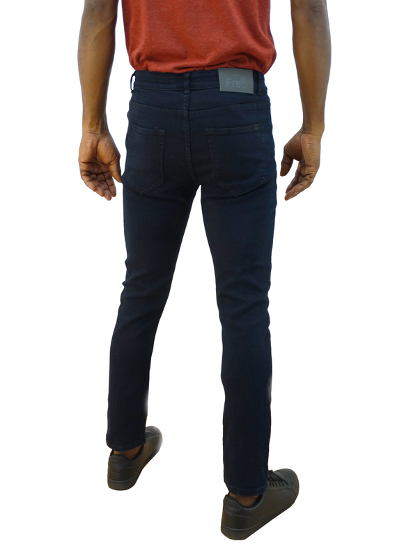 Men's Narrow Fit Stretch Jeans (Dark Navy)
