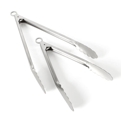 2pk Stainless Steel Tong 12" & 9"