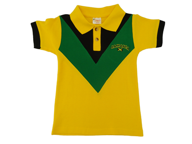Kids Jamaica Colors Polo Shirt