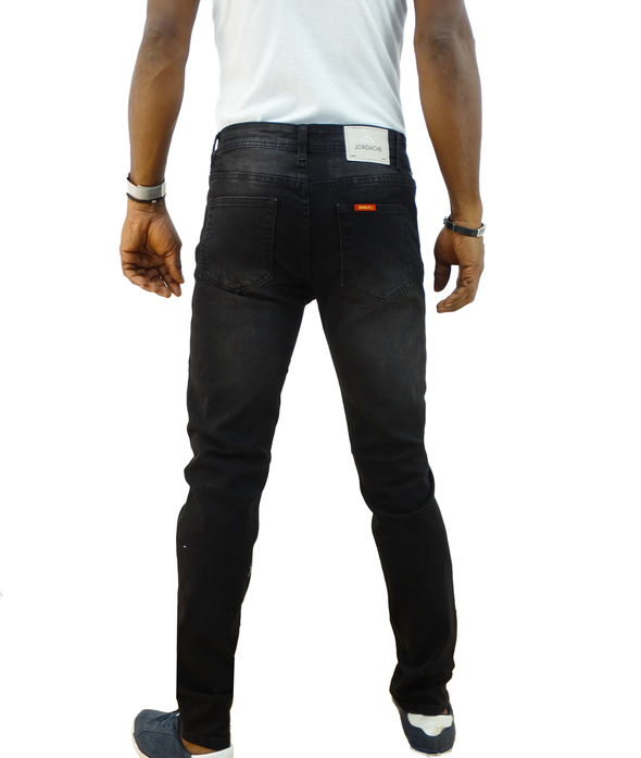 Men's Jordache Slim Fit Jeans Pants (Black)