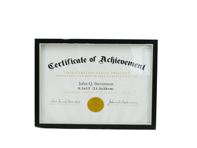 Certificate Frame 8.5x11