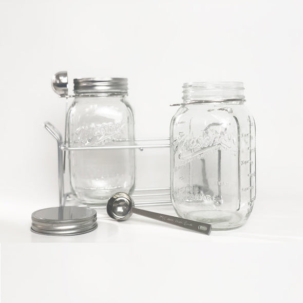 5 PC Jar and Spoon Set