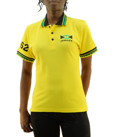 Ladies' #62 Jamaica Colors Yellow Polo Shirt
