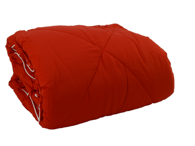 3PC Wendy Reversible Bedding Ensemble King Comforter Set (Red)