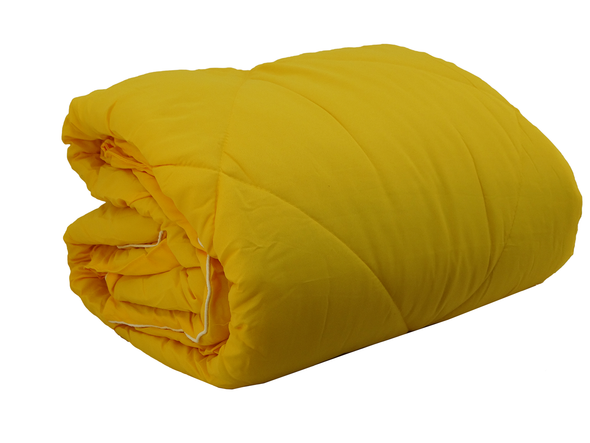 3PC Wendy Reversible Bedding Ensemble King Comforter Set (Yellow)