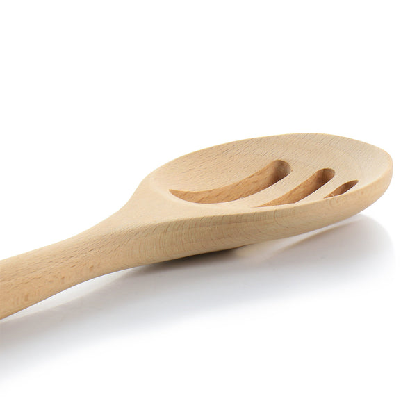 Beech Wood Slotted Spoon