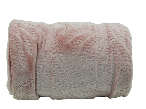 Luxurious Deluxe Plush Blanket (Super Soft & Cozy) Blush