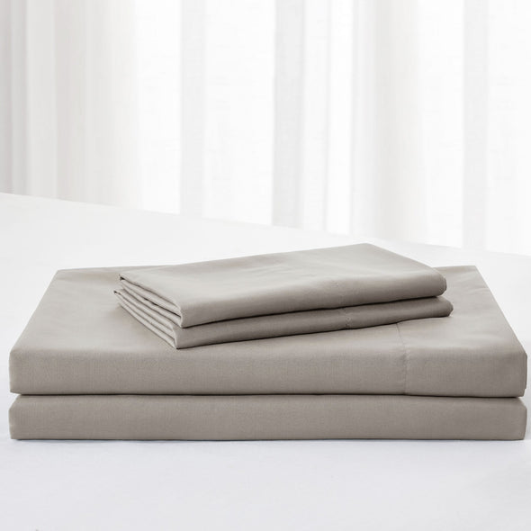 10 PC Dixee Beverly Hills Queen Comforter Set Taupe