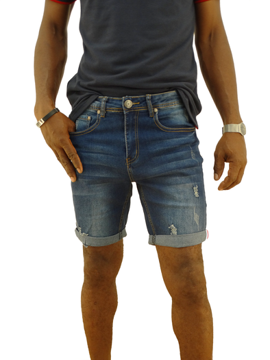 Men's Sicosis Jeans Shorts (Denim Blue)