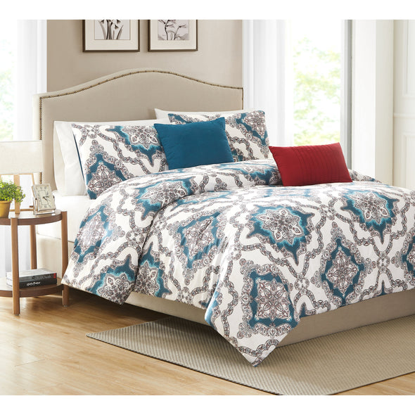 5 PC Julie Reversible King Comforter Set