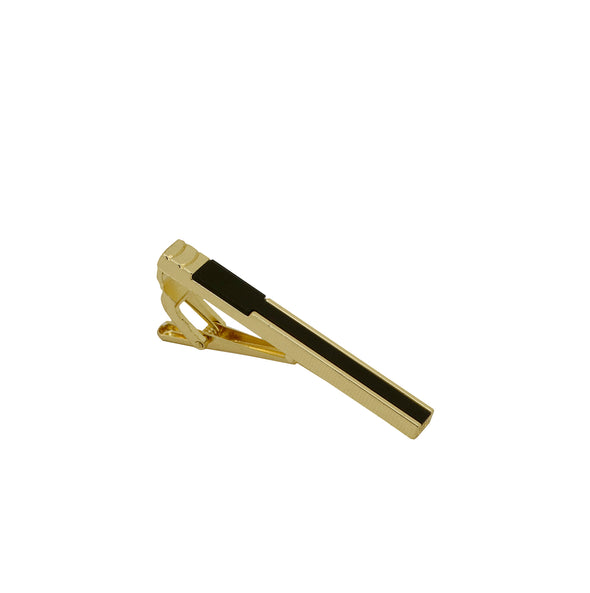 Men's Gold/Black Tie Pin