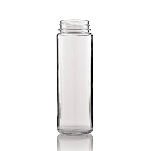 Glass Bottle W/Sleeve Black