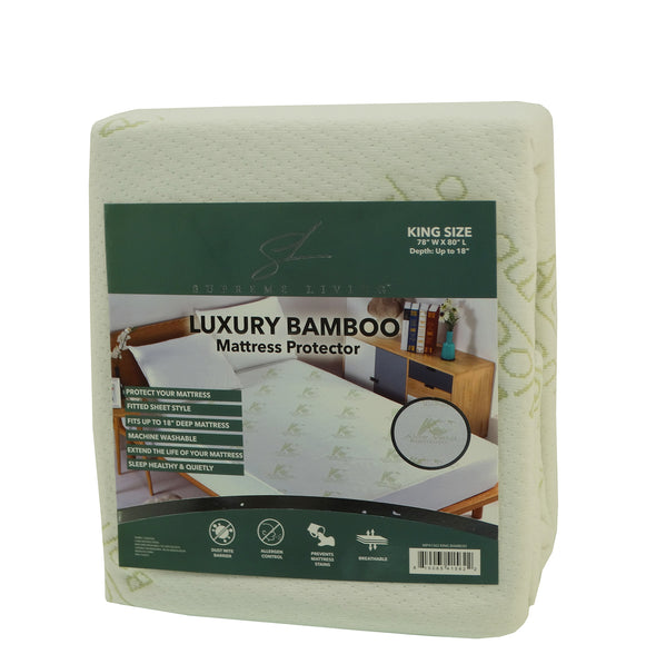 Luxury King Bamboo Mattress Protector