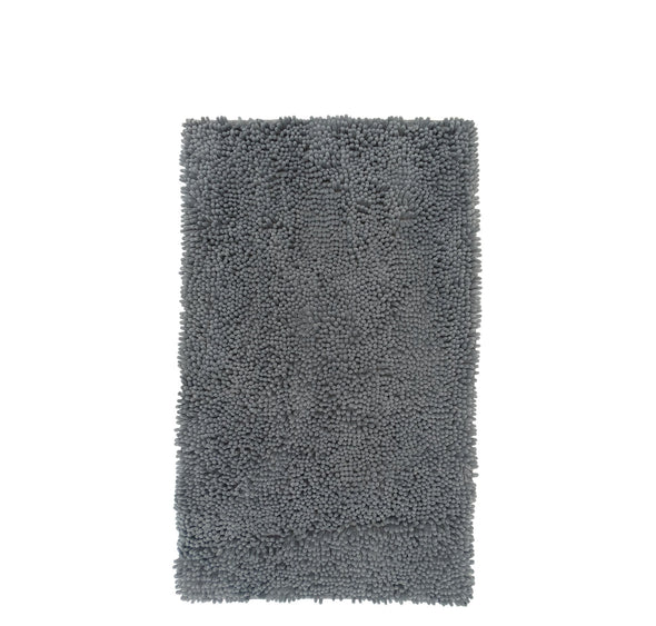 Bella 100% Micro Poly Chenille Rug (21"X34") Grey