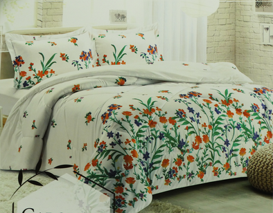3PC Caroline Village Bedding Full/Queen Comforter Set