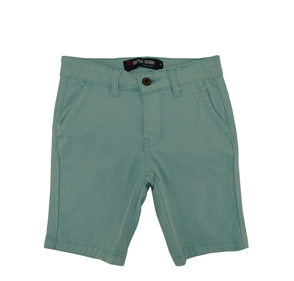 Boys' British Denim Bermuda Slim Fit Shorts
