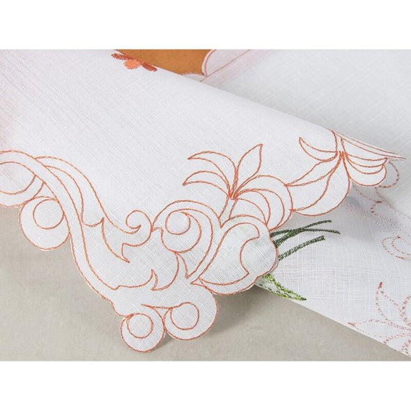 Butterfly Monarch Embroidered Kitchen Valance and Tier Set