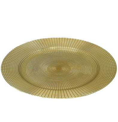 Round Gold Charger Plate