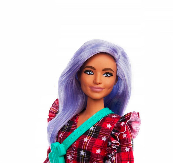 157 Barbie Doll Red Plaid Dress