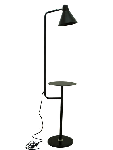 Metal Floor Lamp with Shelf