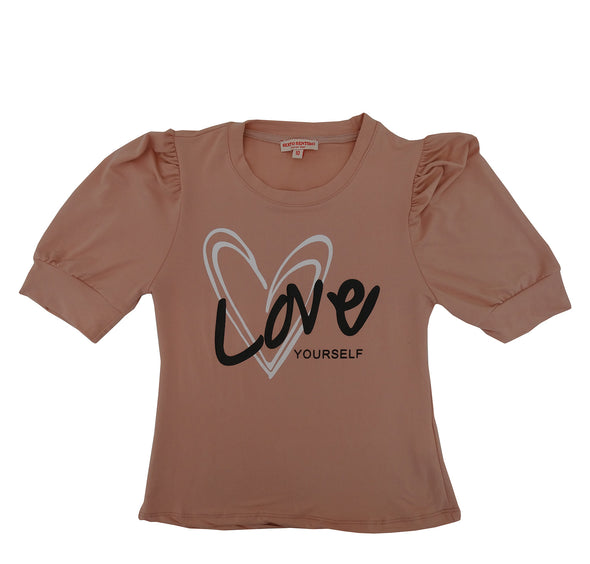 Girls' "Love Yourself" S/S Blouse