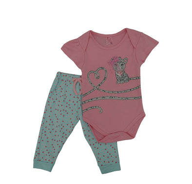 Lizzie Baby, Infant Girls 2PC Outfit Set
