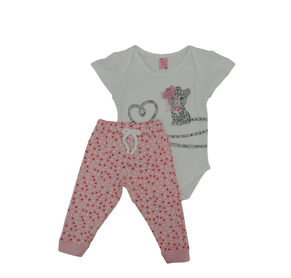 Lizzie Baby, Infant Girls 2PC Outfit Set