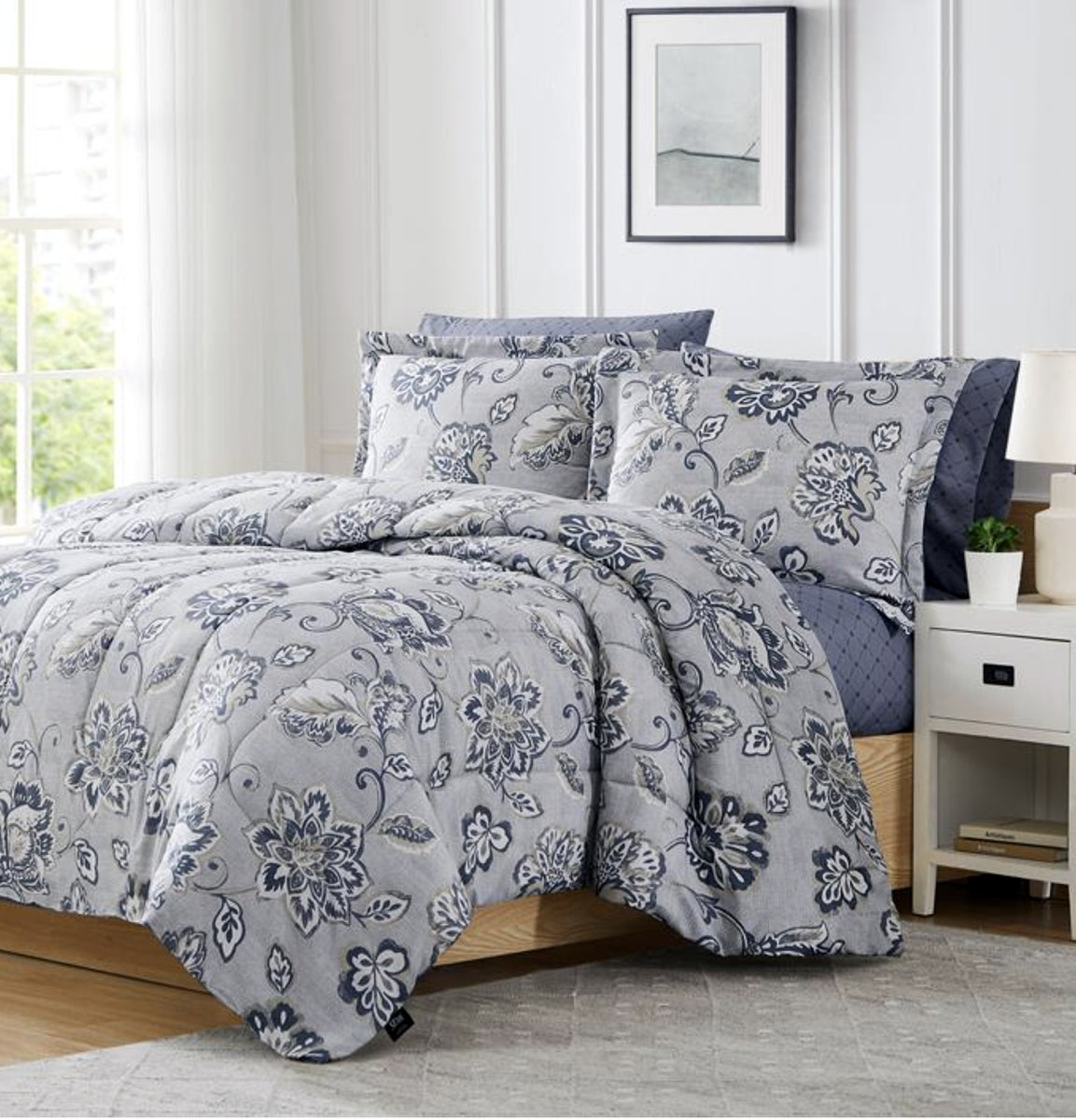 7 PC Highpoint Park Bed in a Bag Queen Maxie Department Store