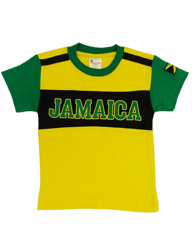 Kids Yellow Jamaica Colors T-Shirt