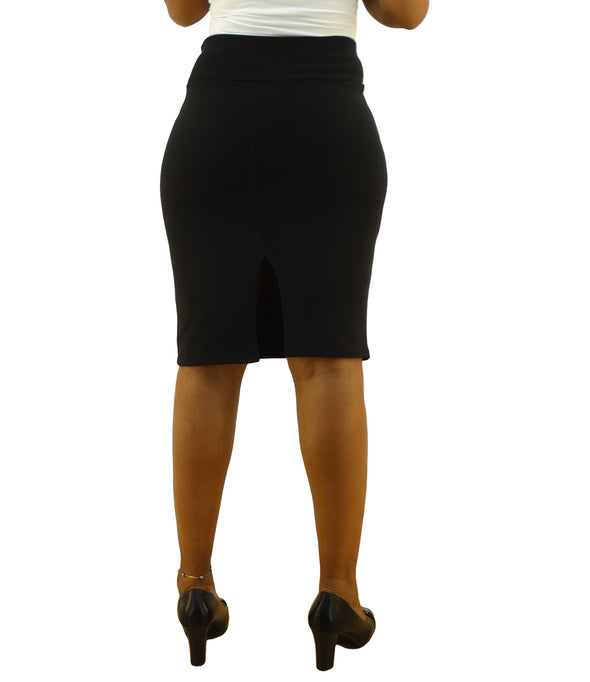 Ladies Solid Maze Collection Scuba Skirt