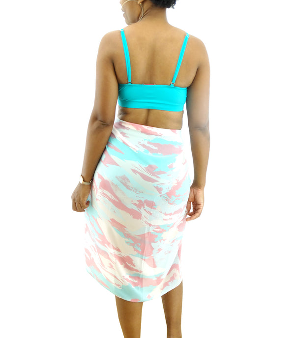 Ladies' Accessories By PK Skirt Wrap Tie Dye Print