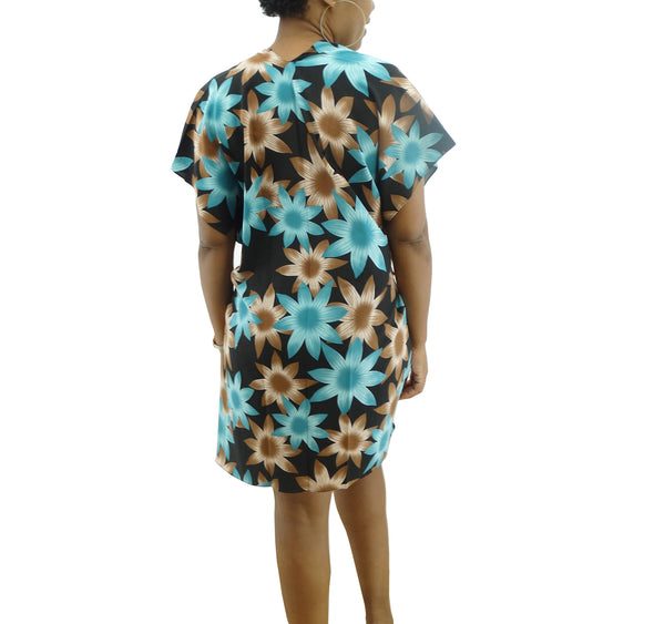 Ladies' Accessories By PK Cover Up Hawaiian Print Dress