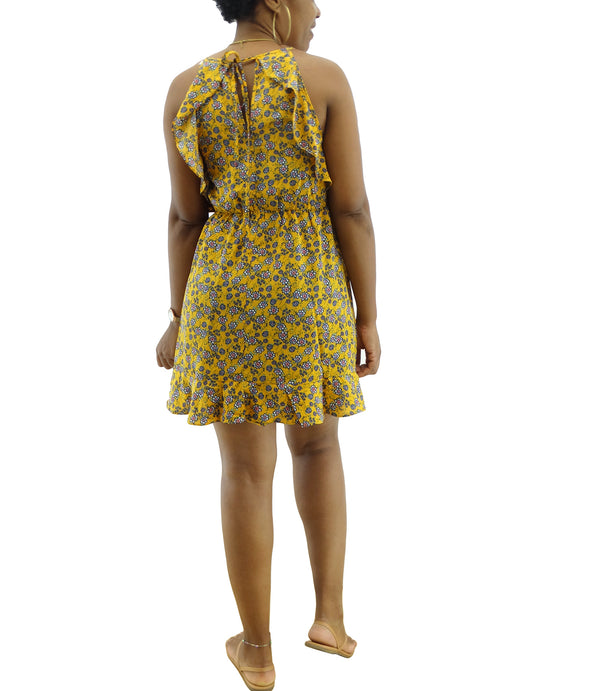 Women's Julia, Spaghetti Strap Short Printed Dress