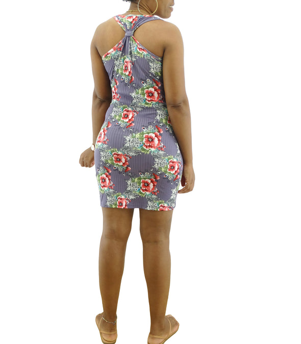 Women's Emme Jordan Short Printed Sleeveless Dress