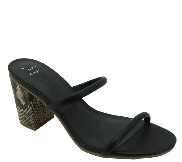Women's A New Day Black Sandals