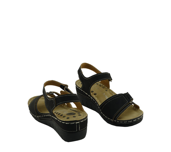 Ladies' Pierre Dumas Diva-8 Sandals-Black