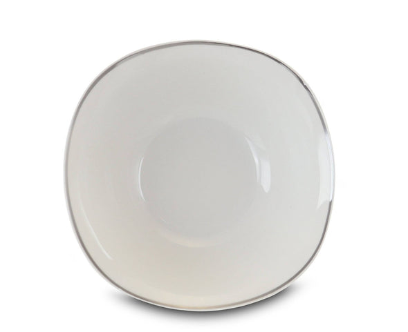 12427616, GH - Zen Platinum, 16Pc Fine Ceramic Dinnerware Set