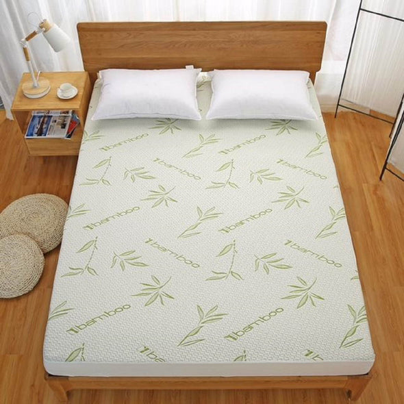Luxury Queen Quilted Bamboo Mattress Pad
