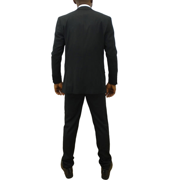 Men's 2 PC Creativa Slim Fit Jacket Suit Black