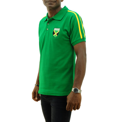 Men's Jamaica Green Polo Shirt