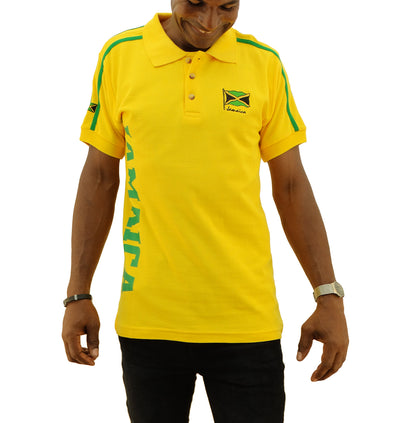 Men's Jamaica Yellow Polo Shirt