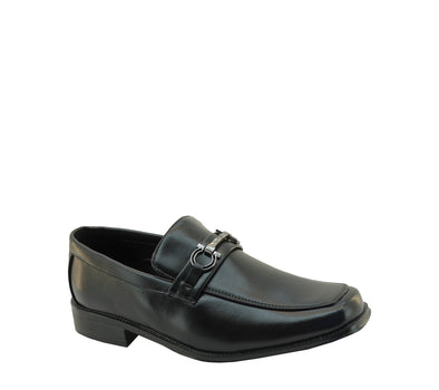 Men's Don Marco Slip On Black Dress Shoes