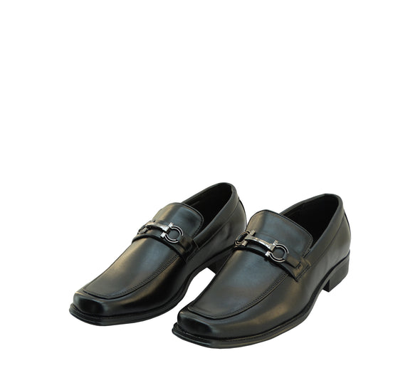 Men's Don Marco Slip On Black Dress Shoes