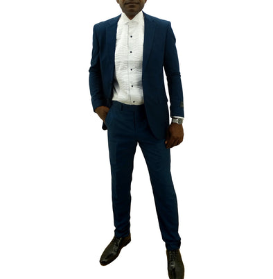 Men's 2 PC Creativa Slim Fit Jacket Suit Navy