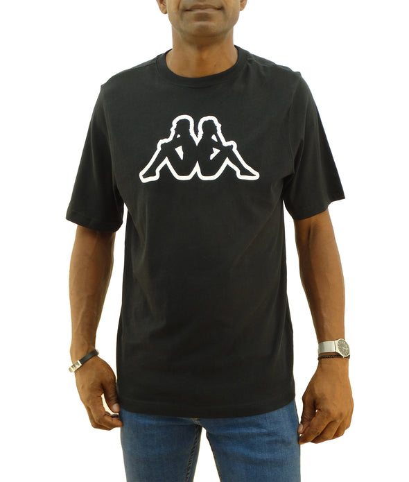 Men's S/Sleeve Kappa T-Shirt Black