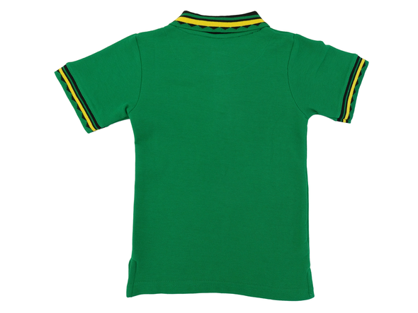 Kids Jamaica Colors #62 Green Polo Shirt