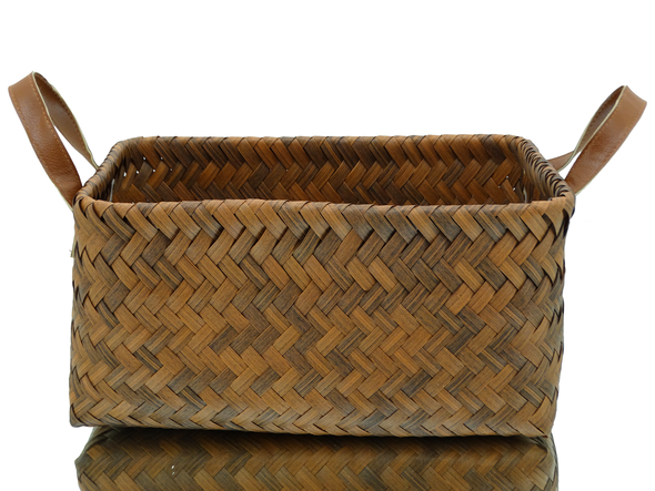 Decorative Rattan Basket 12.8IN